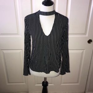 Forever 21 stripe blouse